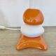 Pair of ceramic bedside lamps, 70s 80s design, vintage.