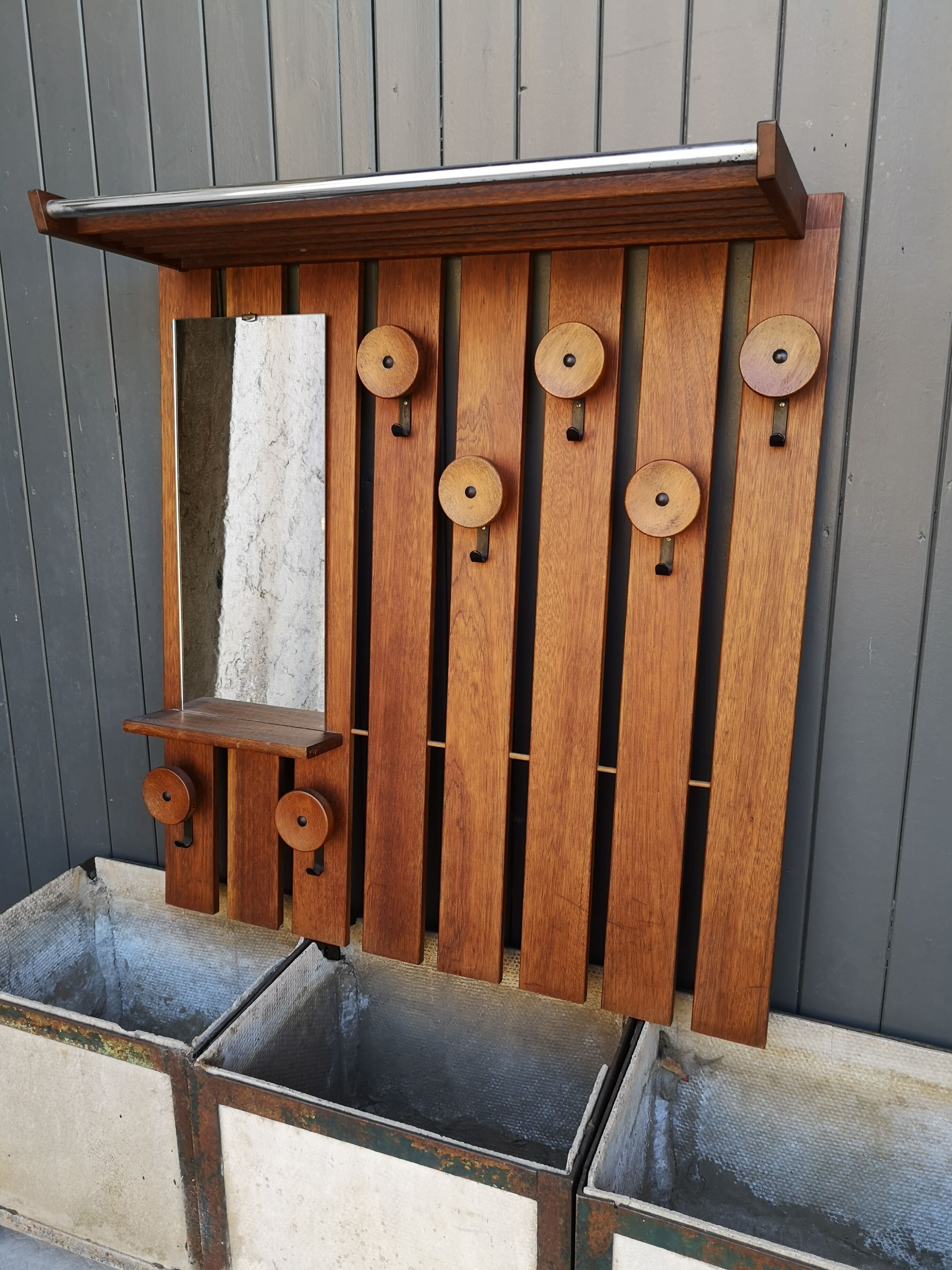 Wardrobe wears vintage teak coats