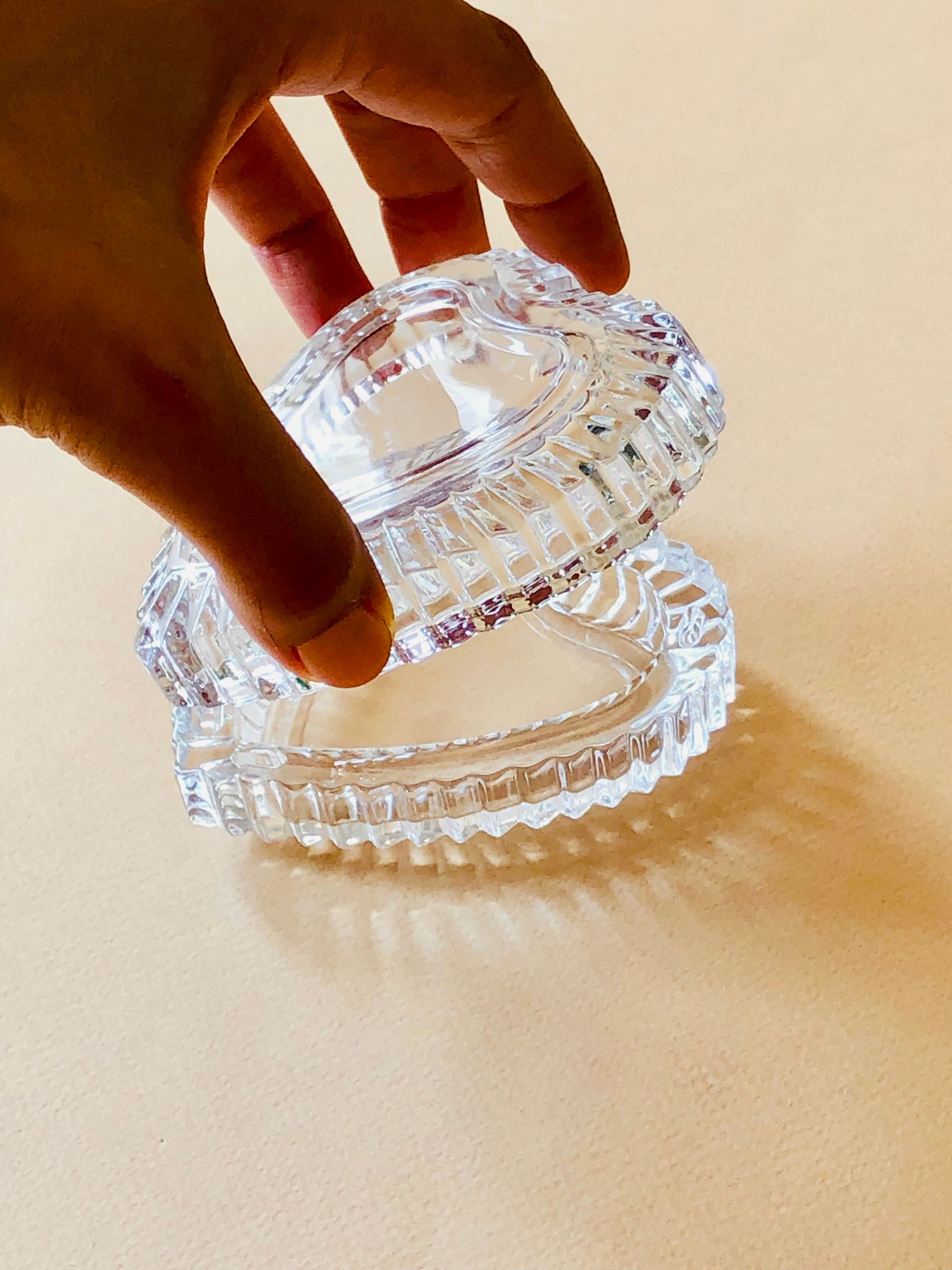 Arques crystal heart jewelry box