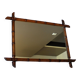Bamboo mirror 78 x 60 from the 1920s/1930s