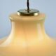 Vintage Beige/Yellow Glass Pendant Lamp