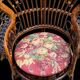 Emmanuelle rattan armchair Peacock 1960