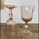 6 "Rosaline" vintage liqueur glasses by Luminarc