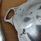Antique silver-plated centrepiece with hallmark.