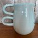 Pitcher la facoterie ceramic blei irise double handle vintage design