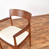 Danish Teak Dining Chairs by Henning Kjærnulf for Korup Stolefabrik, 1960s,