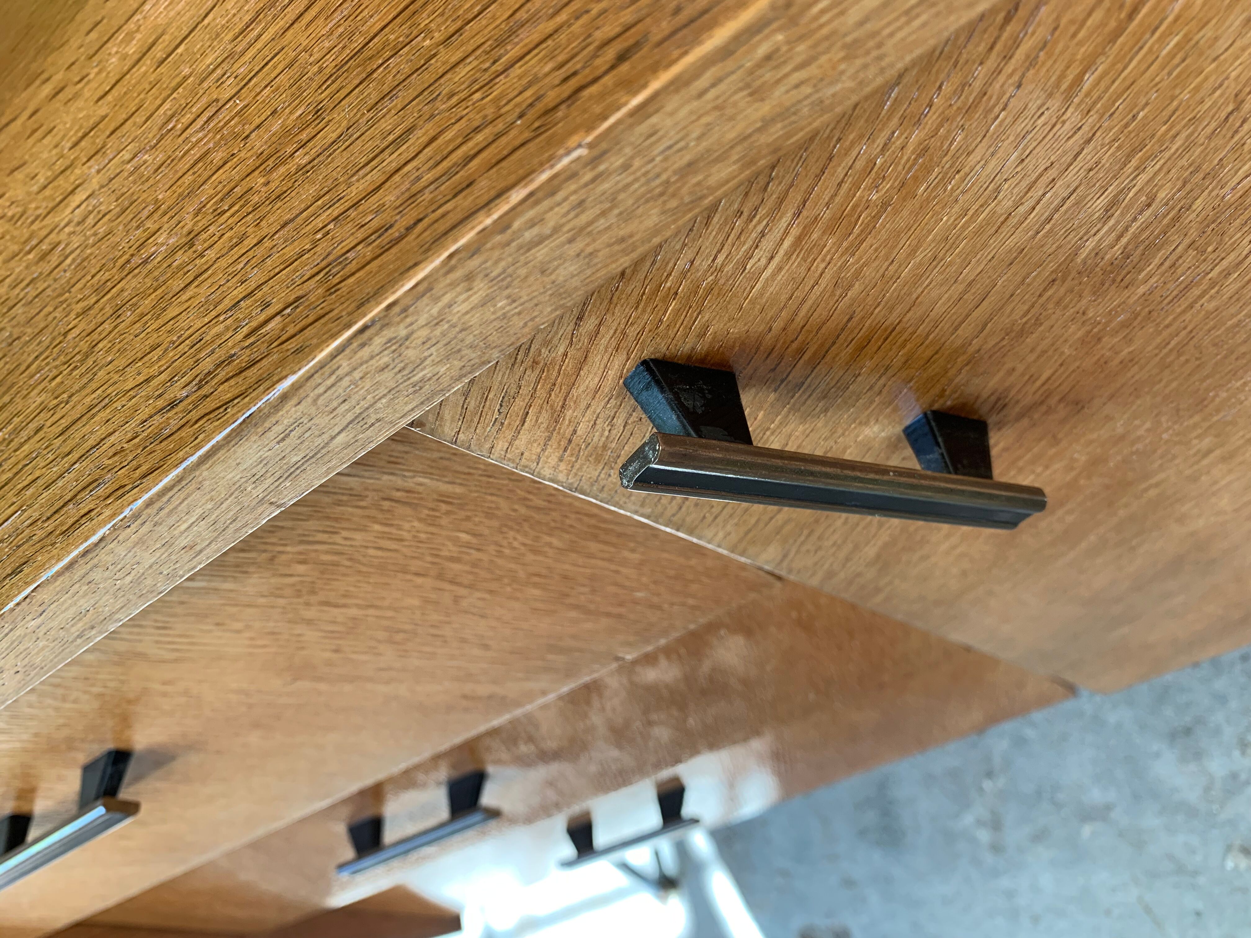 Buffet commode pieds compas 50’s