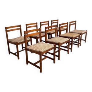 Ensemble de 8 chaises