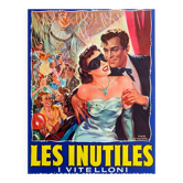 Original cinema poster "The Vitelloni" Federico Fellini 36x56cm 1953