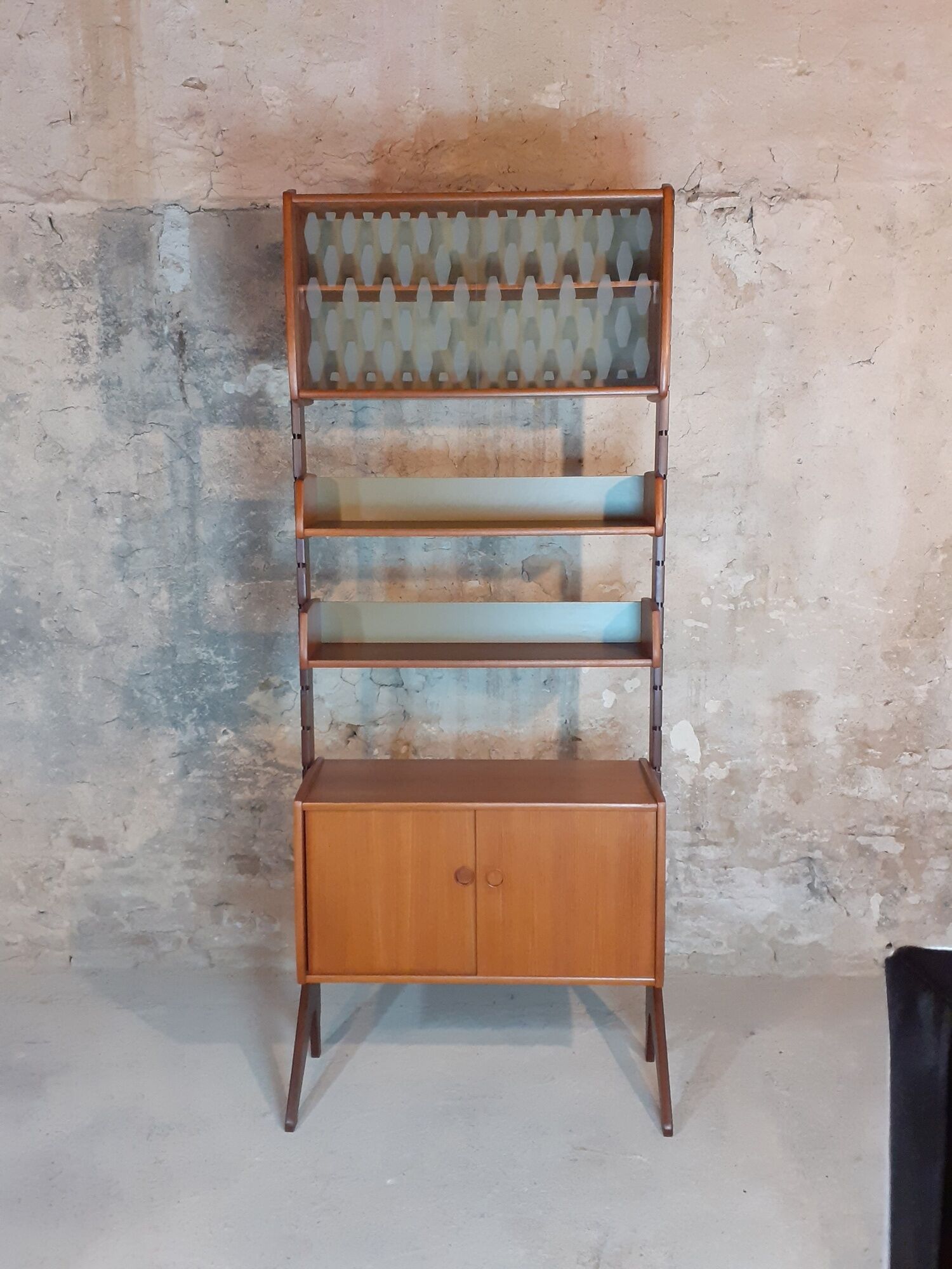 Furniture Of Storage 1 module in Teck "Ergo" by John Texmon, Mid-Century Scandinavian 1960s