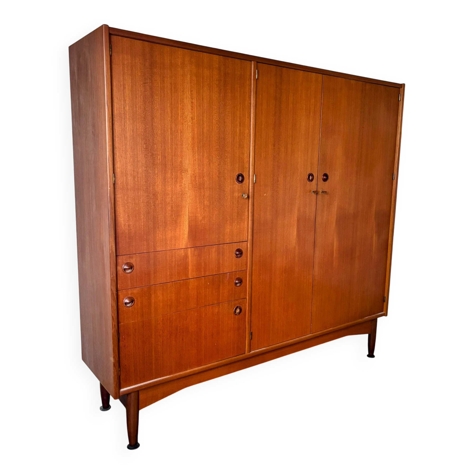 Large storage cabinet by André Monpoix / TV unit