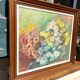 Huile sur toile - Bouquet impressionniste - 1950 il