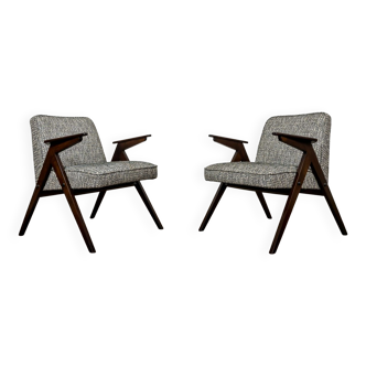 Paire de fauteuils "Bunny" restaurés du milieu du siècle, type 300 177, années 1970