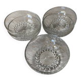 5 glass dessert bowls