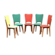 Lot de 5 chaises + 1 gratuite Années 60