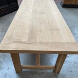 Large oak farm table