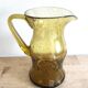 Biot bubbled glass pitcher