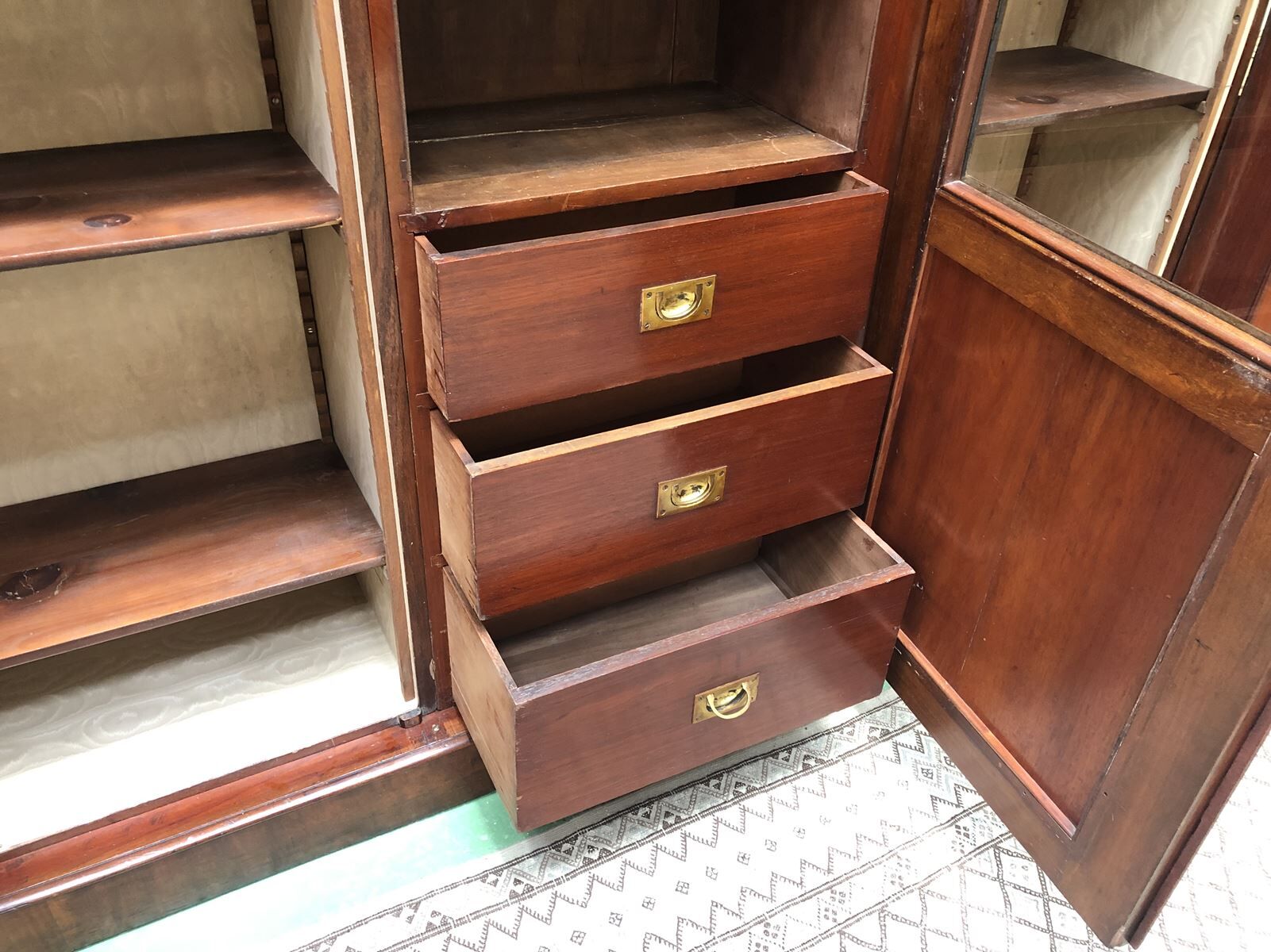 19th Century mahogany library