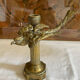 Bronze bird candle holder