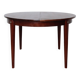 Round table extendable rosewood