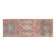 Orange Brown Turkish Vintage Handmade Oushak Wool Runner Rug 87x237
