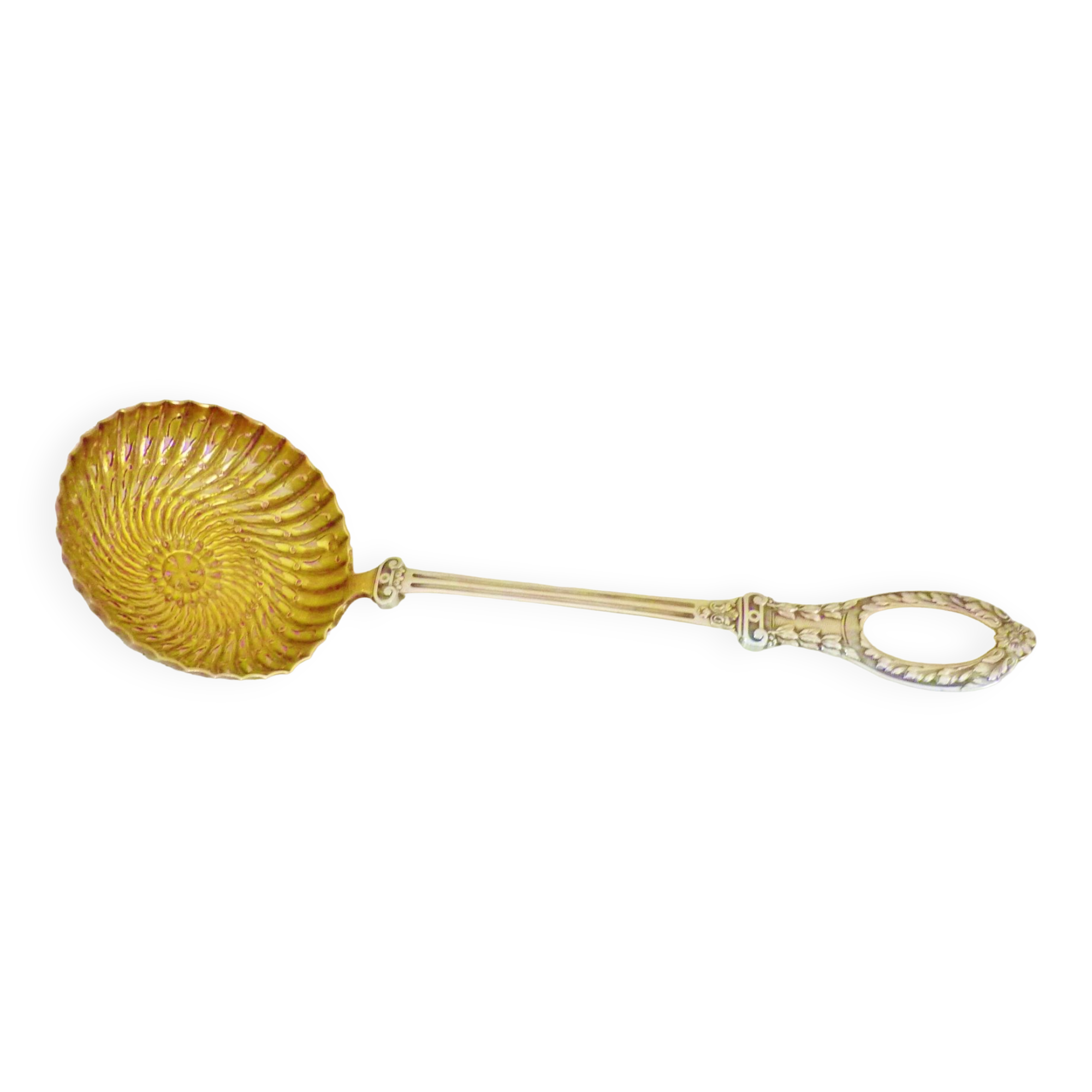 Saupoudreuse à Sucre Ancienne Sheffield - Métal Argenté 1920-1949 - Pièce Décorative Vintage