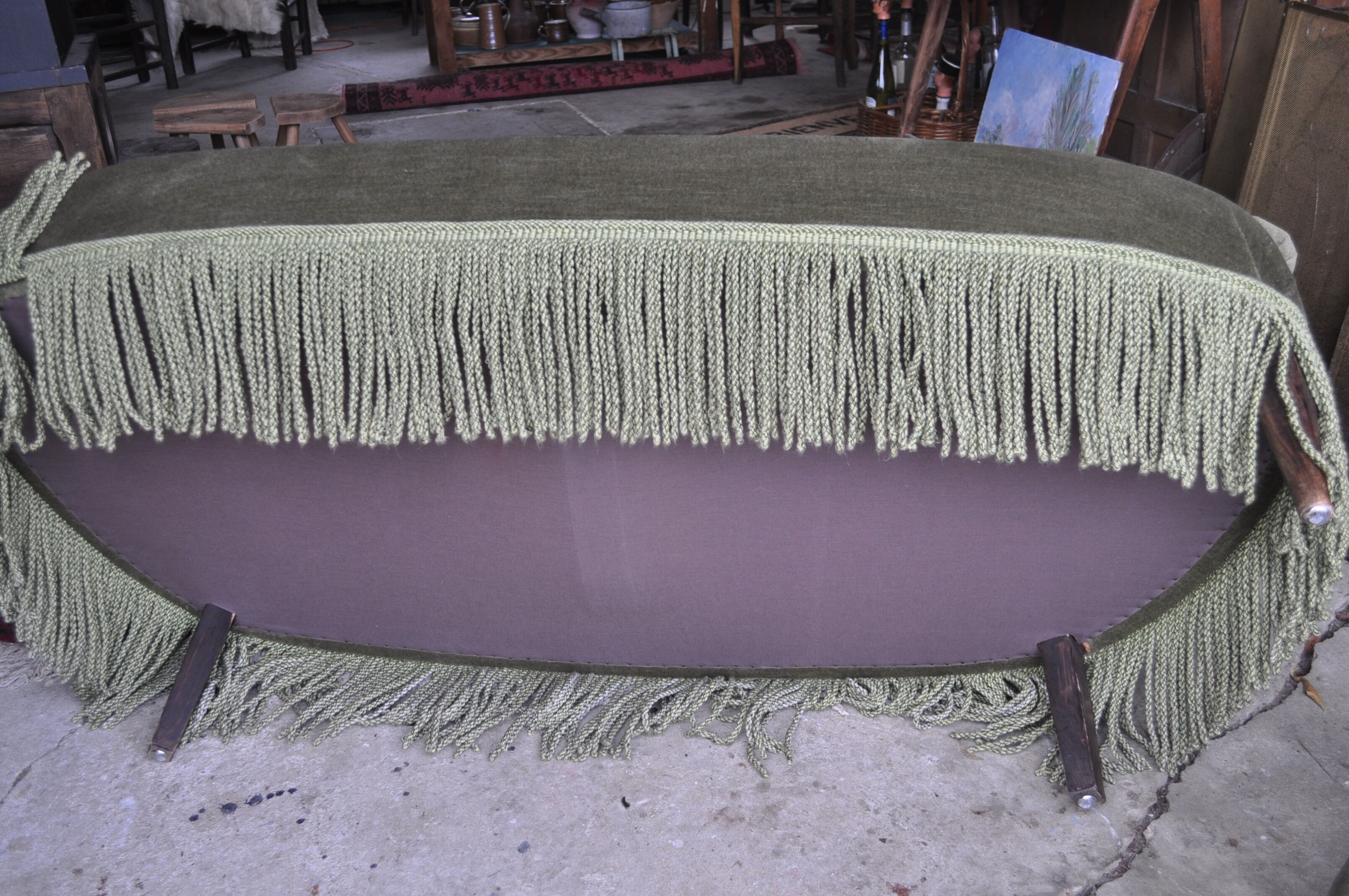 Toad bench and footrest.