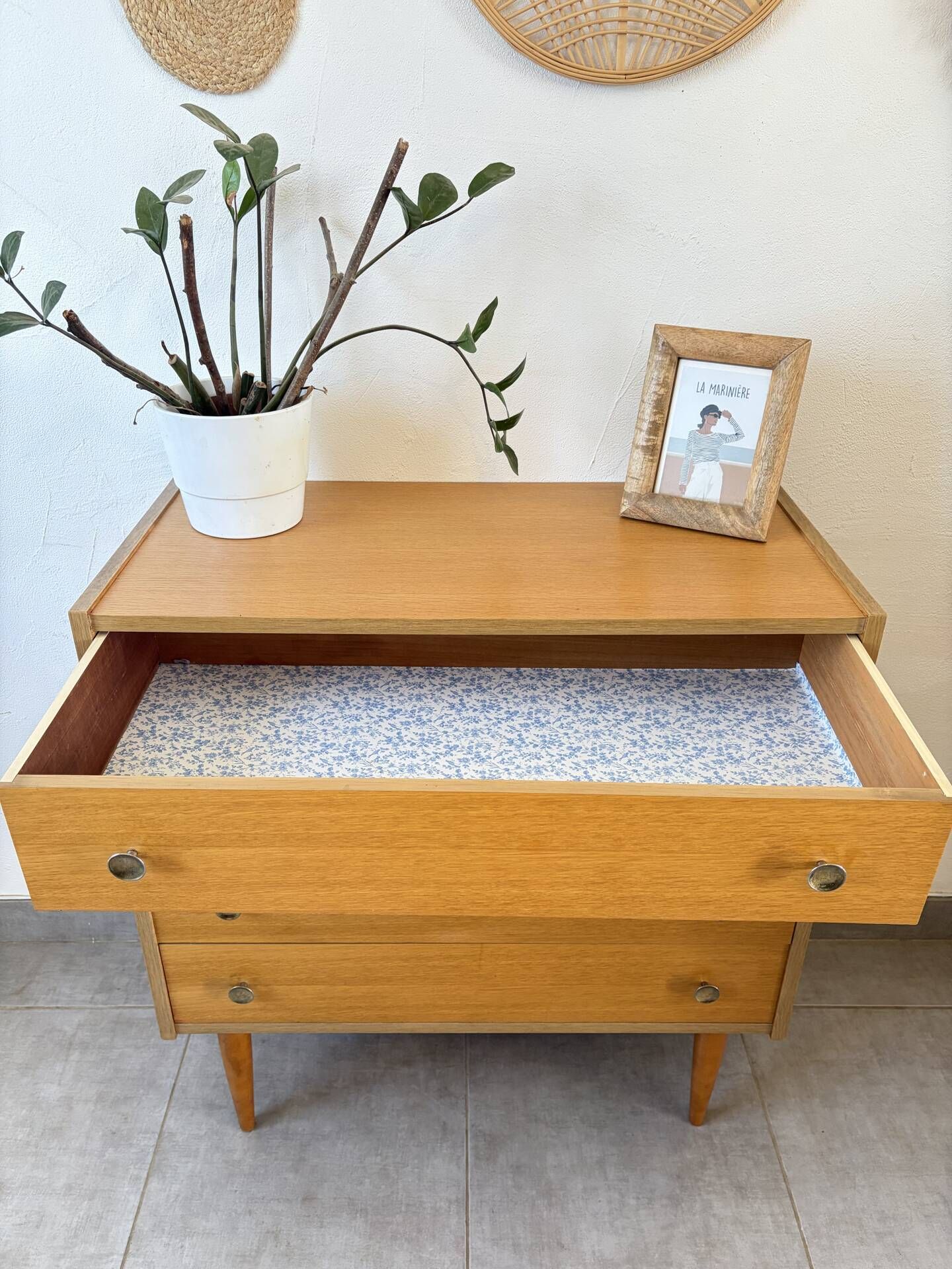 Vintage Scandinavian commode from the 1960s.