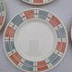 Lot De 8 Assiettes Plates Manufacture Salins