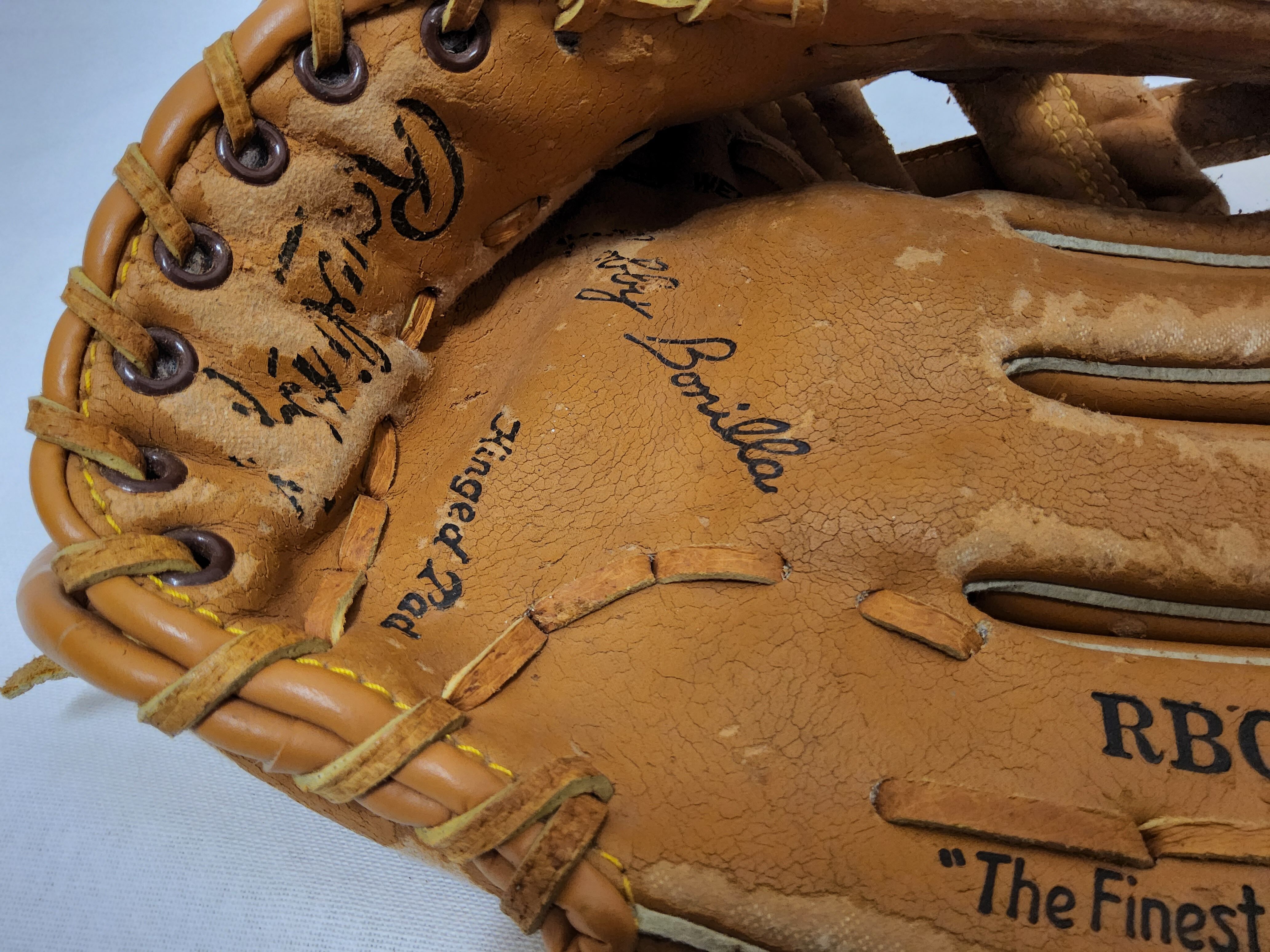 American leather baseball glove