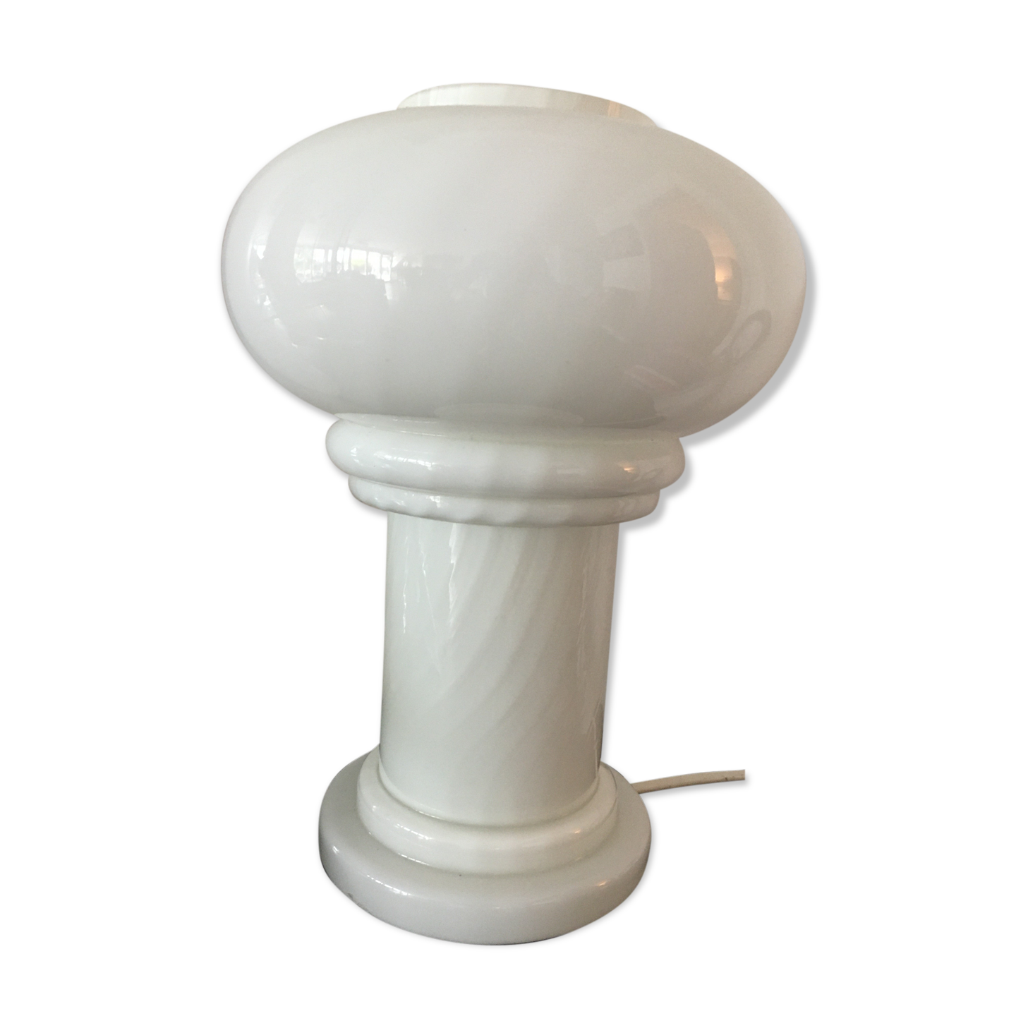 Opaline mushroom lamp 1970