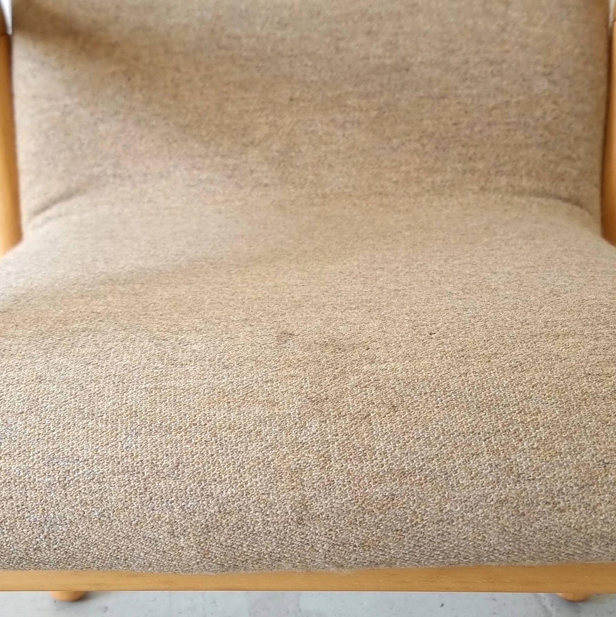 Pair of Danish armchairs in beech