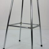 Set of 4 leather barstools