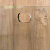 Transparent tempered glass firewall