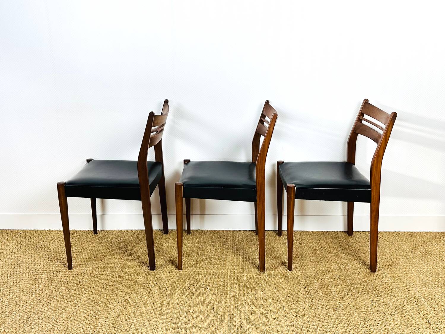 3 Scandinavian chairs 1960