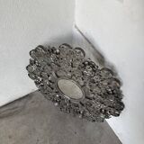 Vintage Mexican metal large mirror
