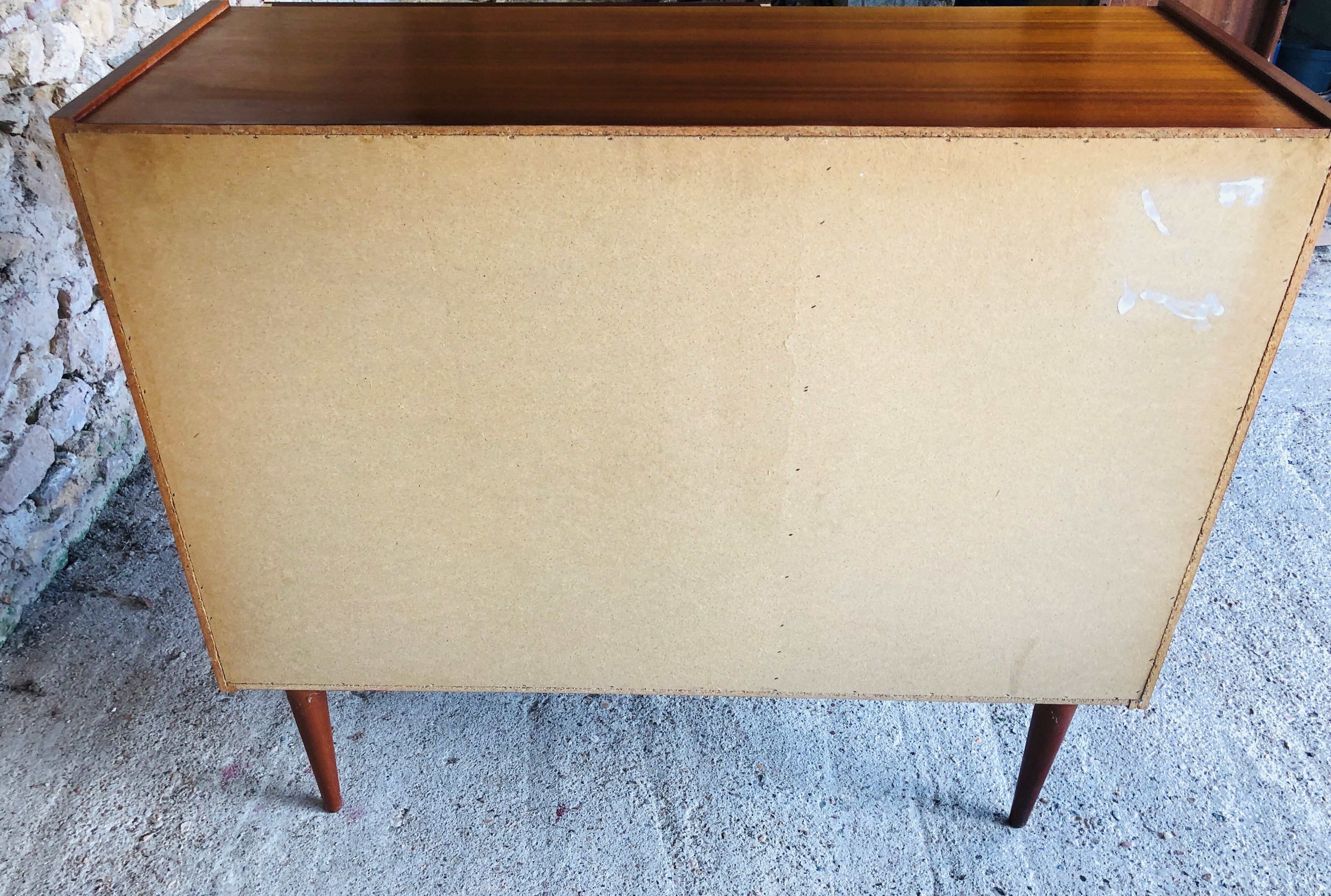 Vintage chest of drawers four drawers and 1 60s door