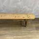 Solid wood farm bench stripped