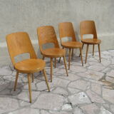 Suite of 4 chairs Baumann model «Mondor»