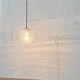 Vintage German glass pendant light Space Age Ah 105 by Peill & Putzler, 1970s.