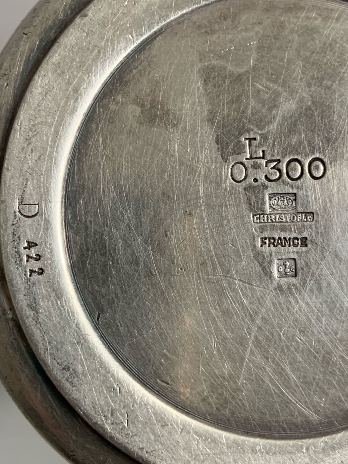 Coffee pot / milk jug Christofle hotel - silver-plated metal - 30cl