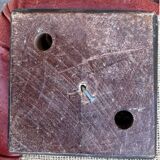 Set of sofas, red leather, 1980s reissue