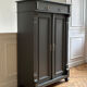 High buffet in the old style, vertiko, late 19th century.