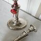 Elegant pair of candlesticks from the prestigious Spanish house Pedro Du.