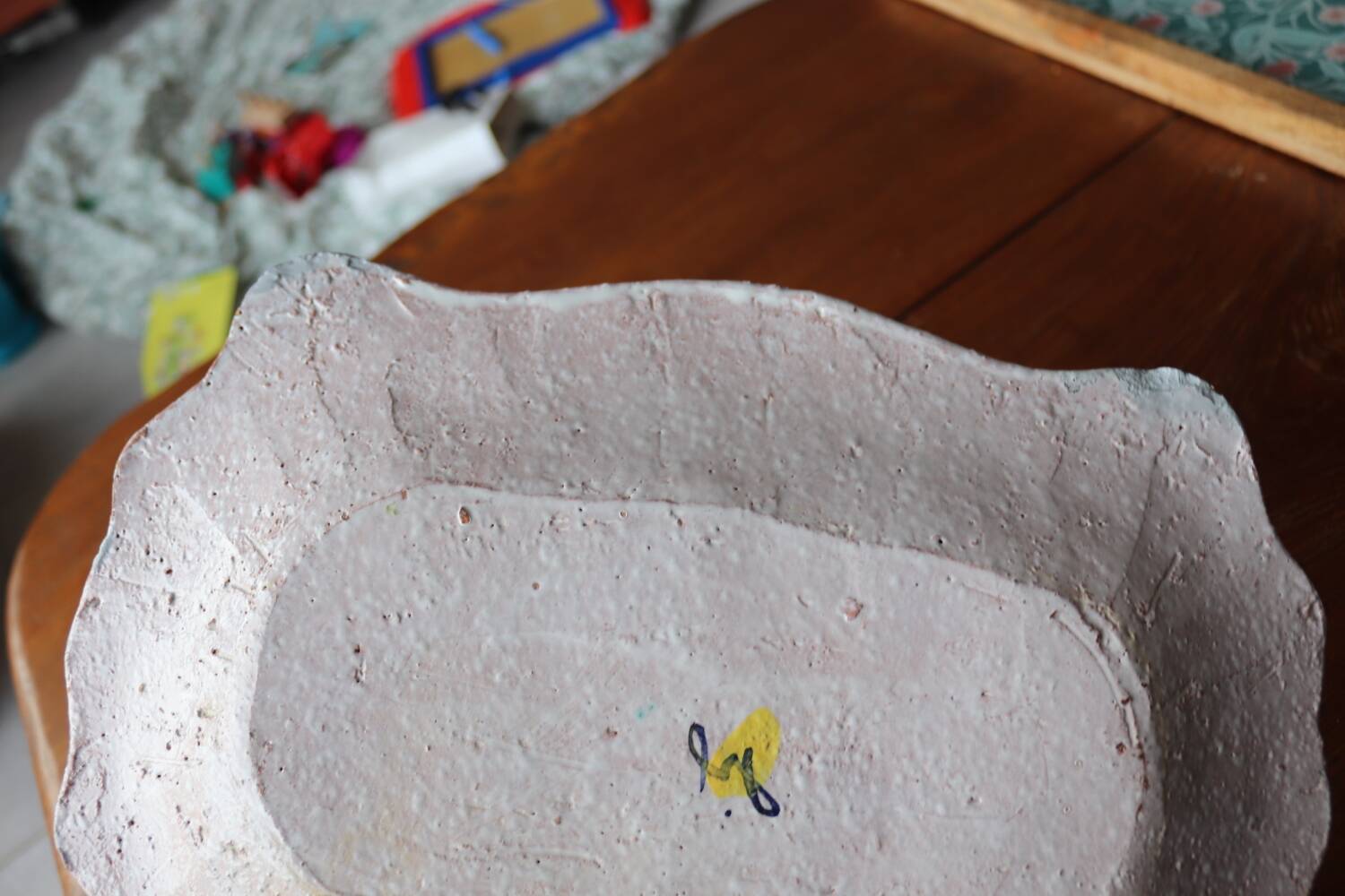 Jacques Laurent and Juliette Mazaudois ceramic serving dish 1950/1960