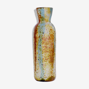 Ceramic vase with drips, 1970s.