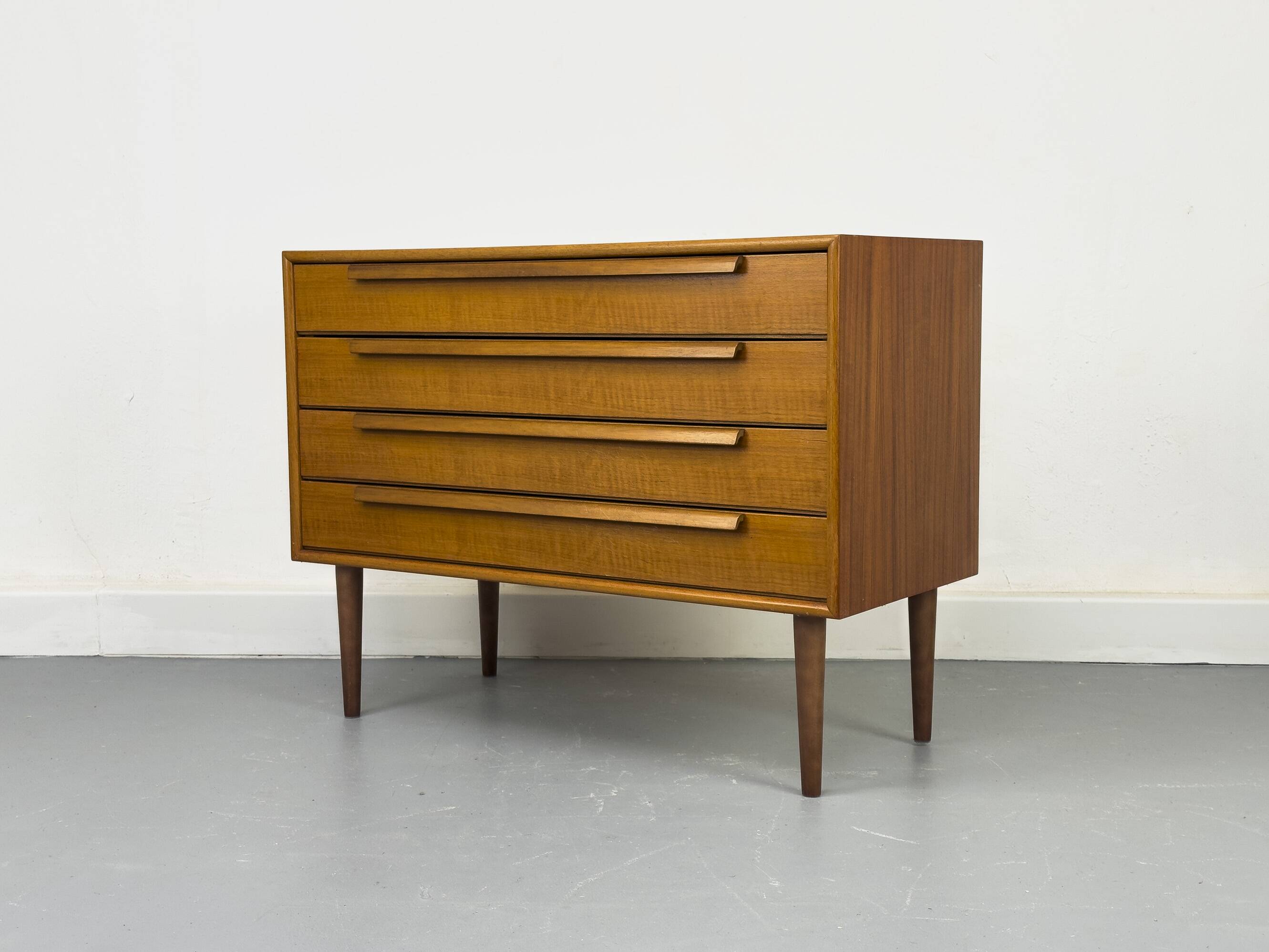 Teak chest of drawers from WK Möbel, 1960s