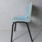Light blue plastic children's chair