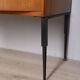 Buffet en teck vintage des années 1960 avec système mural, design italien.