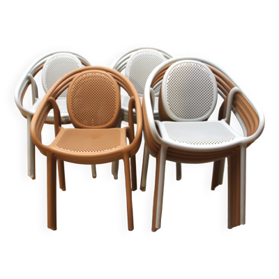 Suite de 14 chaises de jardin Pedrali